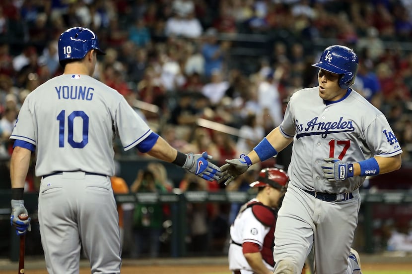 AJ ELLIS / “Only able to share a clubhouse with Michael Young for a couple months but he...