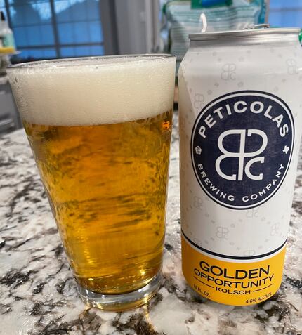 The chuggable Golden Opportunity Kolsch from Peticolas Brewing is a crispy beer with a touch...