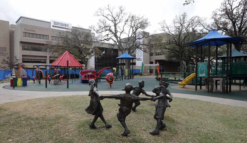 A playground welcomes kids to Scottish Rite for Children in Dallas.