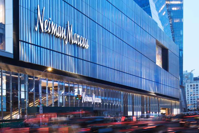 Exterior of Neiman Marcus Hudson Yards. There's a private concierge entrance on 10th Avenue.