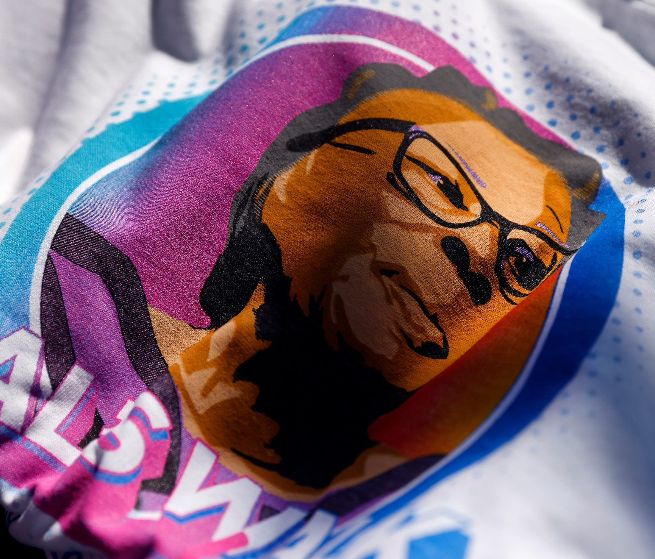 Tee-shirts bearing the likeness of Opal Lee were sold for the walk that started at Evans...