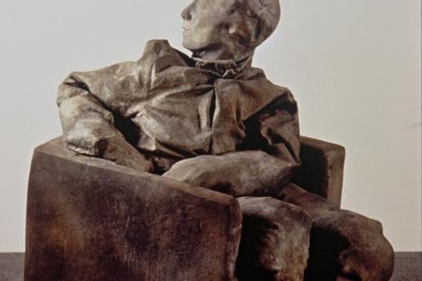 
“Seated Figure Looking Backwards” (1996), by Juan Muñoz, is a gift to the Meadows Museum...