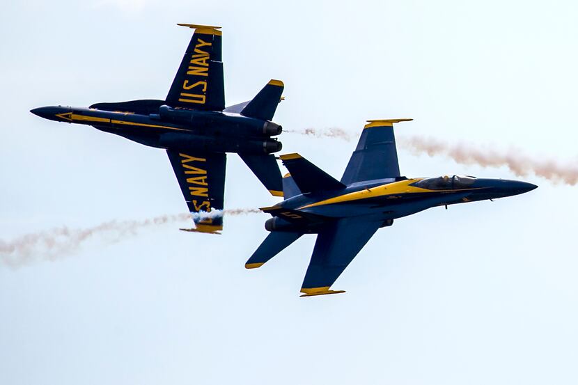 The U.S. Navy's Blue Angels return to the Bell Fort Worth Alliance Air Show from Oct. 19...