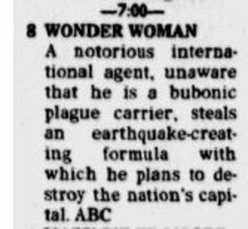 From "Channel Choices" in the Dec. 25, 1976, edition of The Dallas Morning News