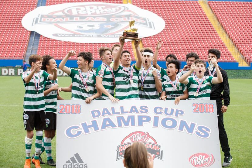 Santa Clara Sporting, U18 Champions of the 2018 Dallas Cup.