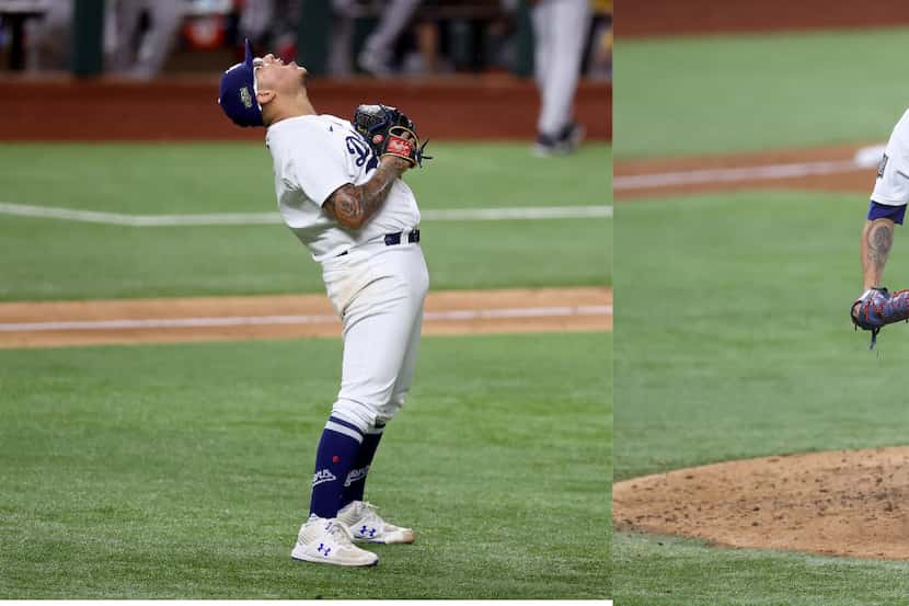 Los pitchers mexicanos, Julio Urías (izq) y Victor González, llevaron a los Dodgers de Los...