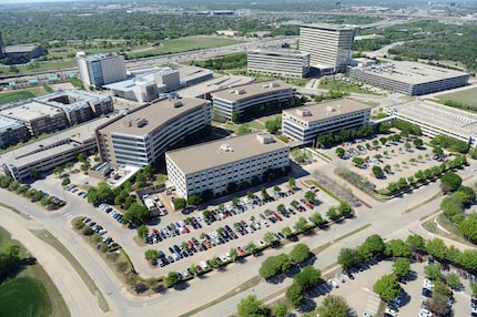 The four Galatyn Park buildings were constructed starting in the 1990s.