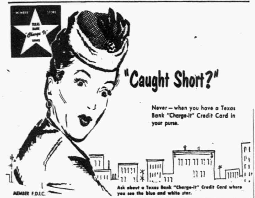 Advertisement placed in the Dec. 3, 1953, edition of The Dallas Morning News