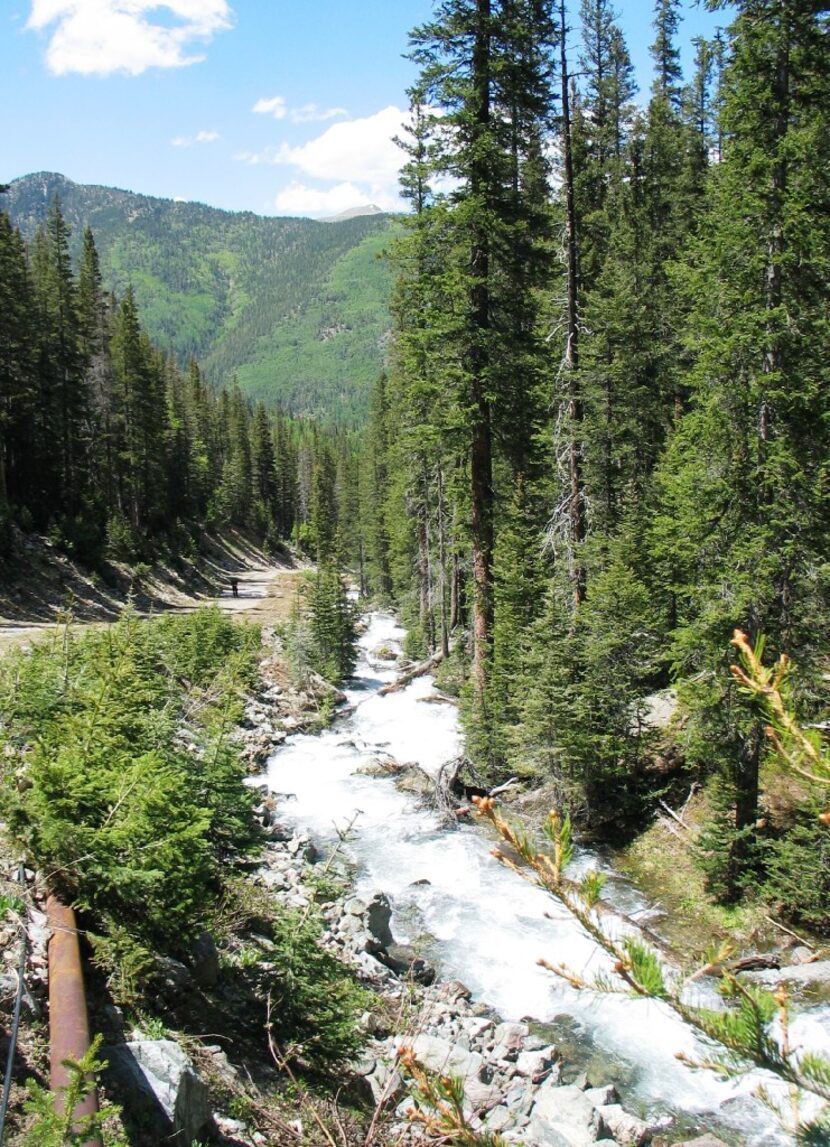 Cascades are familiar sights when hiking on mountain trails.