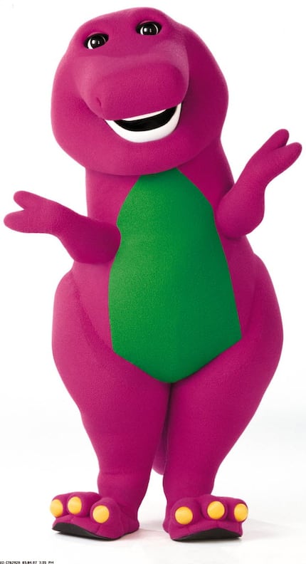 David Joyner spent a decade playing Barney the dinosaur when the show was filmed in North...