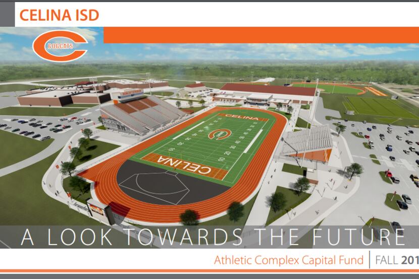 An overview of the plan for Celina ISD's new athletic complex, set to open in 2019. (Photo...