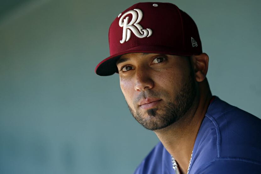 Matt Bush, pitcher for the Frisco RoughRiders, photographed during the team's media day...