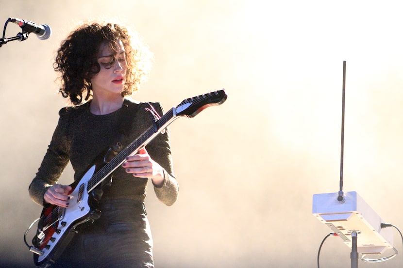 Annie Clark, a.k.a. St. Vincent, performing in Dallas in 2012.