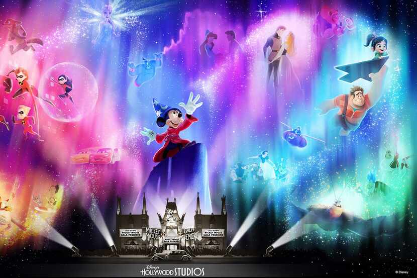 The "Wonderful World of Animation" projection show will debut on Hollywood Studios' birthday...