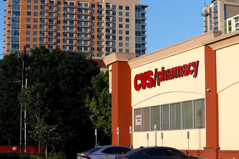 CVS store located at 3133 Lemmon Avenue East in Dallas,. 