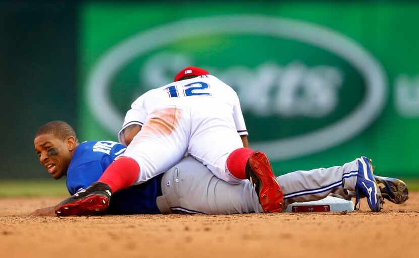 Ben Revere (abajo). (Tom Fox/The Dallas Morning News)