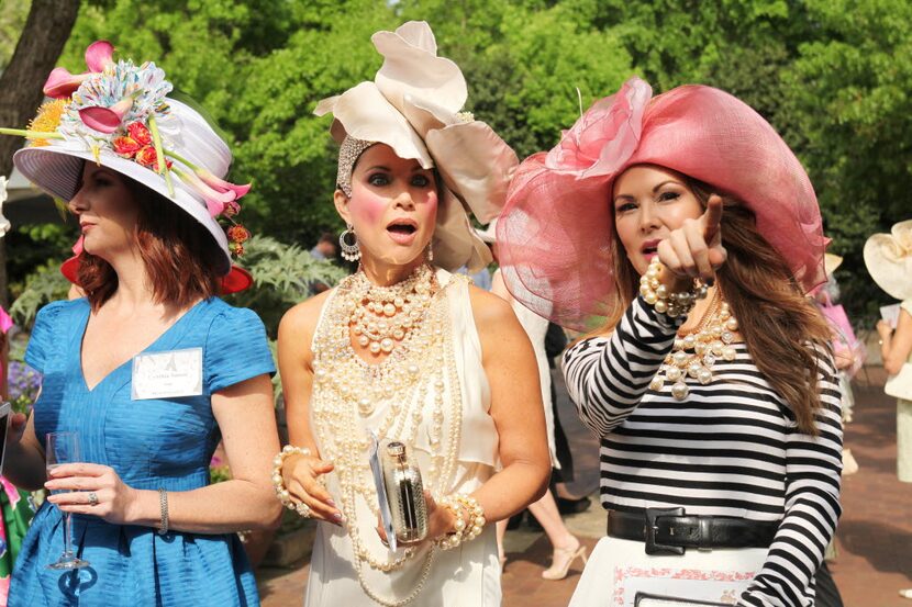 Cast members of The Real Housewives of Dallas at a charity event.