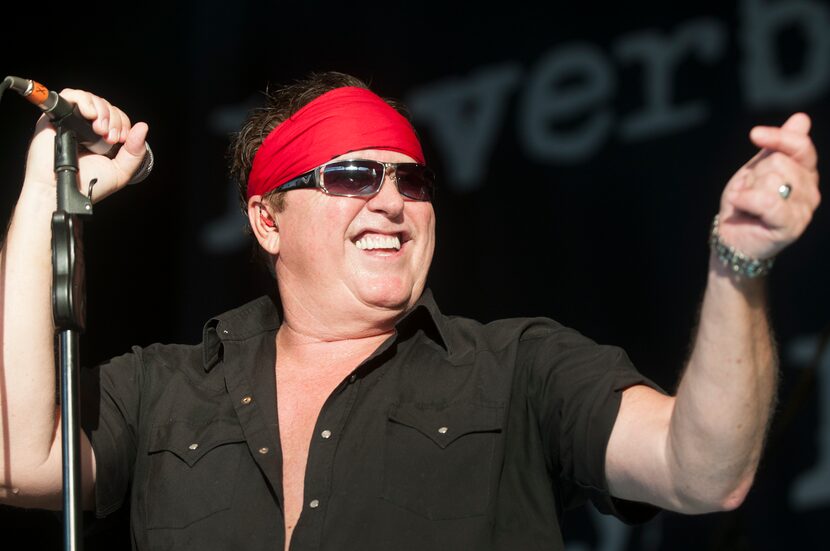 Mike Reno of Loverboy performs at the Gexa Energy Pavilion on Saturday, August 25, 2012    ...