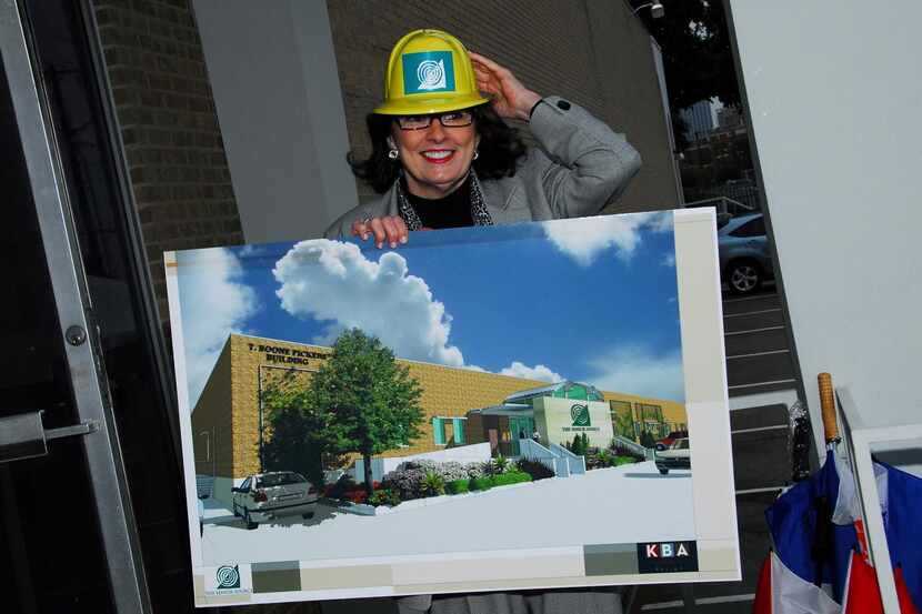 
Molly Bogen at the 2007 groundbreaking for the Senior Source’s new home, which opened in...