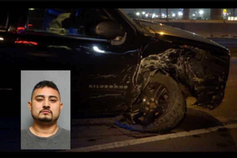 Así quedó la camioneta Chevrolet de Rueben Prado Vargas luego de impactar contra un...