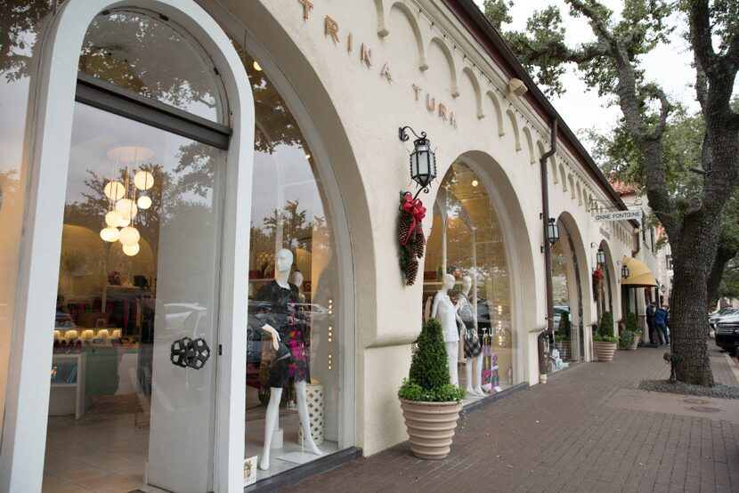 A file photo of Highland Park Village shopping center in Dallas, Texas, Sunday, November 27,...