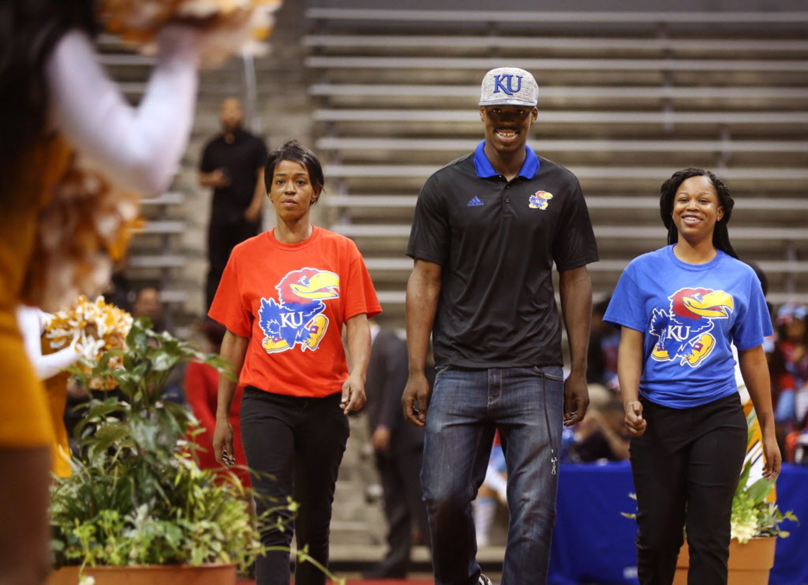 South Oak Cliff defensive lineman Steven Parker, who signed with the University of Kansas,...