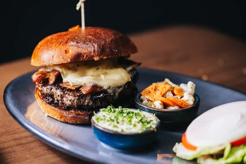 Ounce, a restaurant in downtown Dallas' AT&T Discovery District, sells a burger created by...