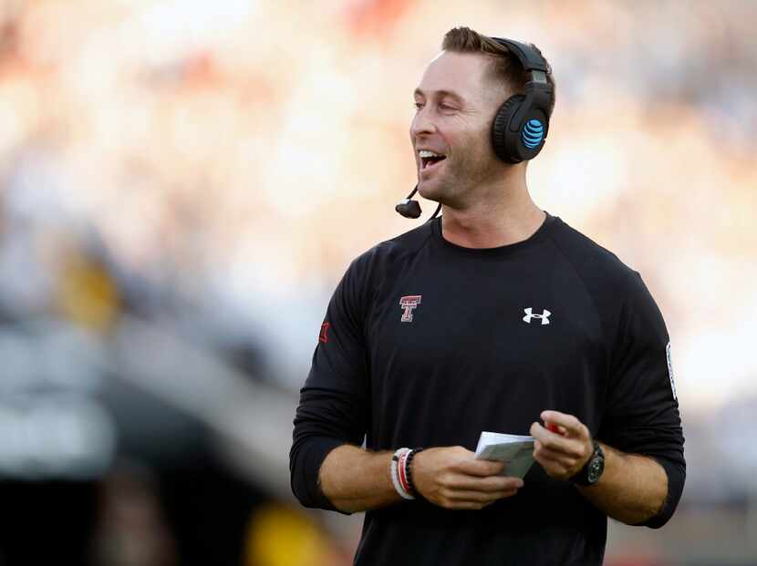 Texas Tech coach Kliff Kingsbury.