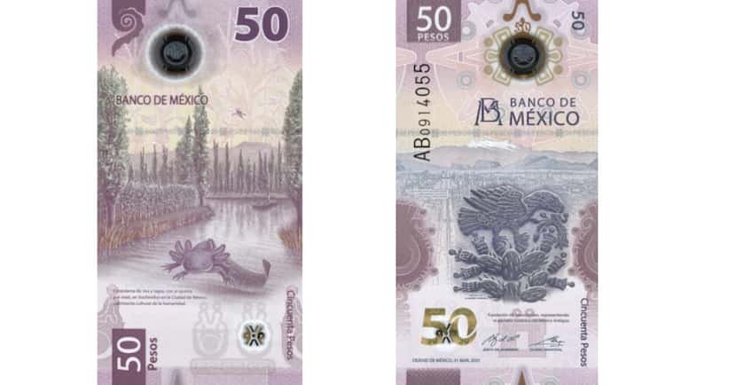 The International Bank Note Society (IBNS) eligió al billete de $50 pesos mexicanos como el...