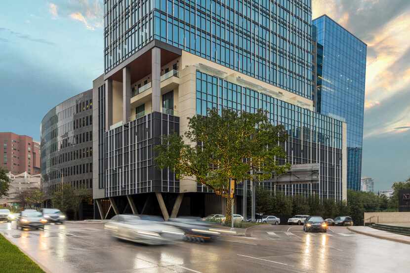 The 22-story Swexan Hotel is set to open next summer on Olive Street near Uptown Dallas'...