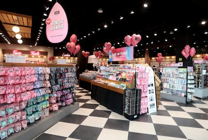 Makeup sponges, blenders and brushes are some of the biggest sellers at Miss A stores. 