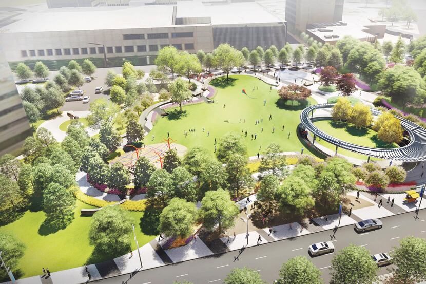 Construction starts on April 17 on the $15 million Pacific Plaza park.