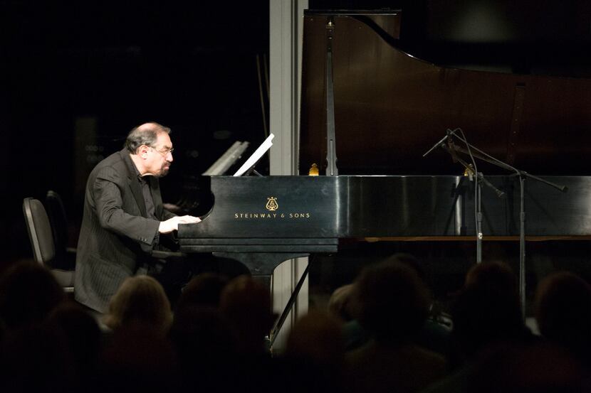 Boris Berman plays John Cage's "Sonatas and Interludes" during the Soundings concert at the...