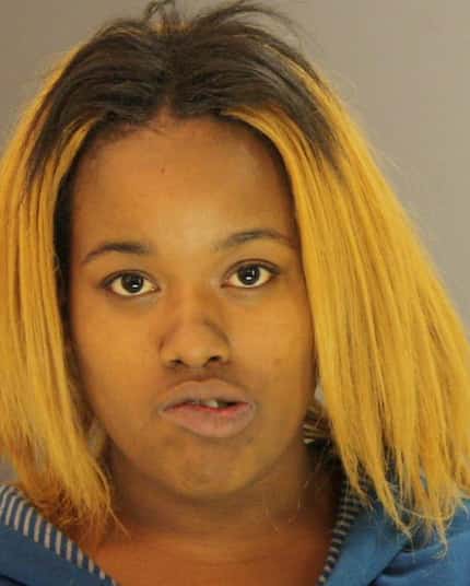 April Edwards is being held in the Dallas County Jail in lieu of $46,000 bail.