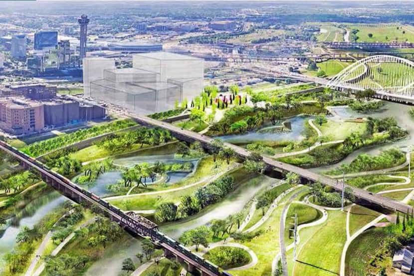 The planned 505 Riverfront mixed-use project would be adjacent to the planned Trinity River...