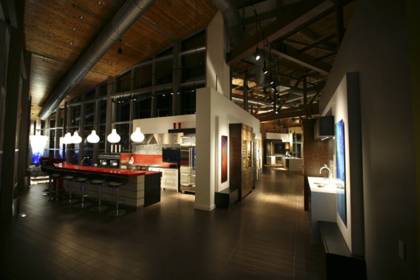 New home of Wolf and Sub_Zero showroom and inspiration station in Oak Lawn, in the old Tower...