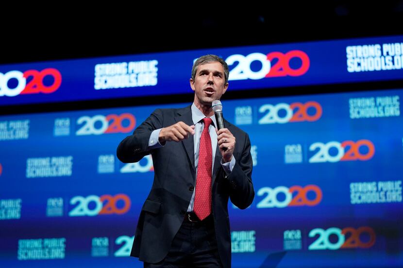 Democratic presidential candidate Beto O'Rourke was among the several Democratic contenders...