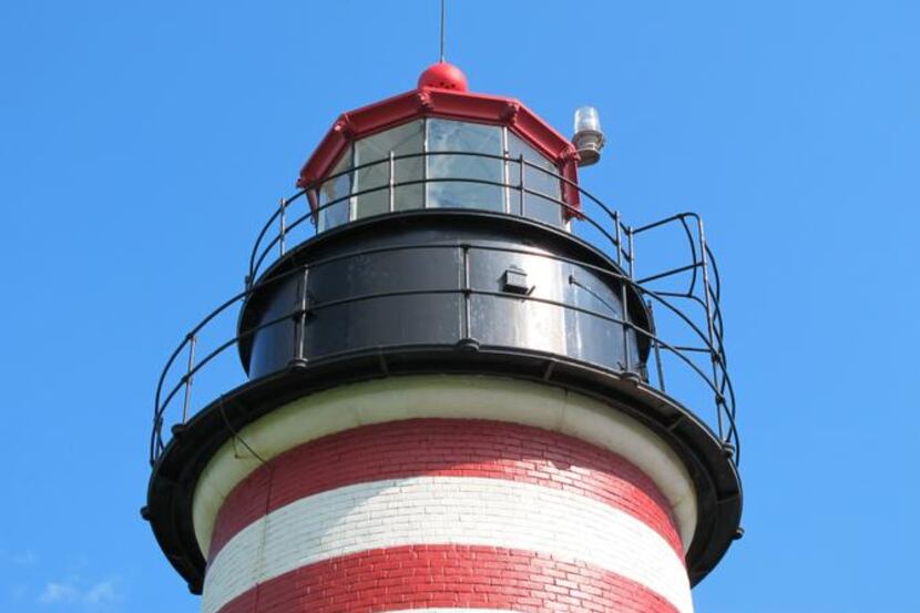 
Quoddy Head Lighthouse in Lubec, Maine, is on the easternmost point in the United States.
