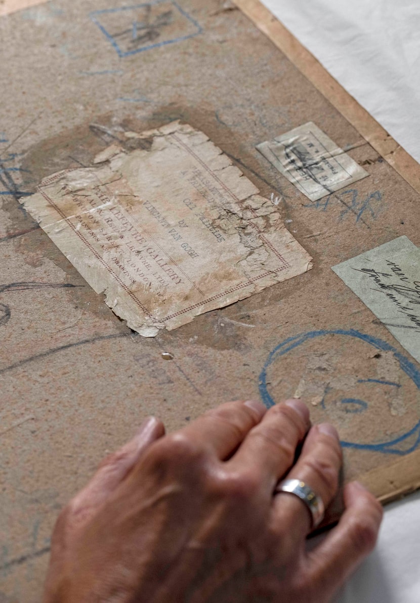 Back of "Head of a Peasant Woman" detail on June 19, 2022 in Edinburgh, Scotland. A...