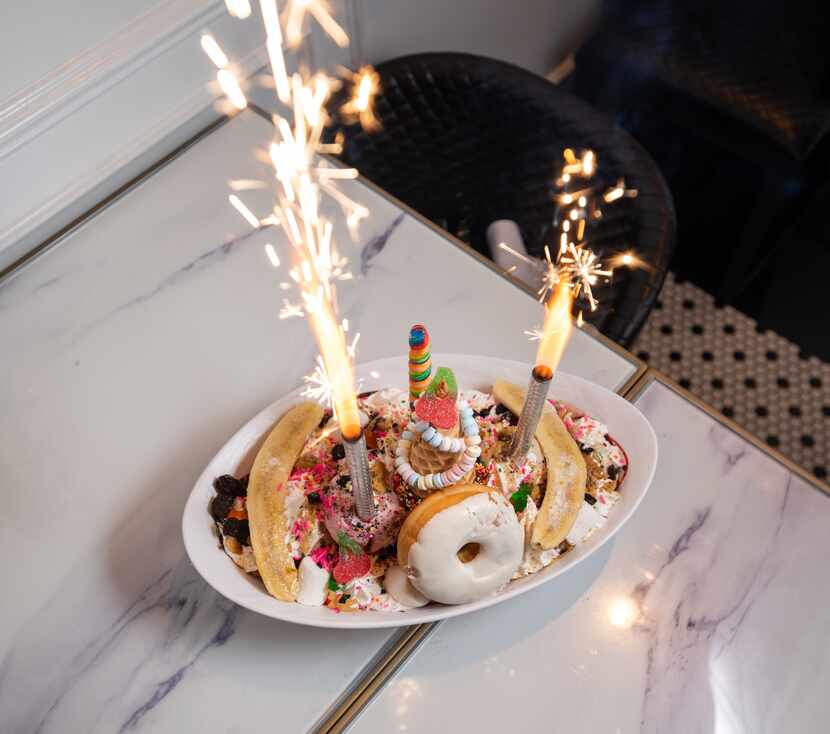 If you're all like, 'WHAT?' when you see this photo, keep reading. Sugar Factory is a sugar...