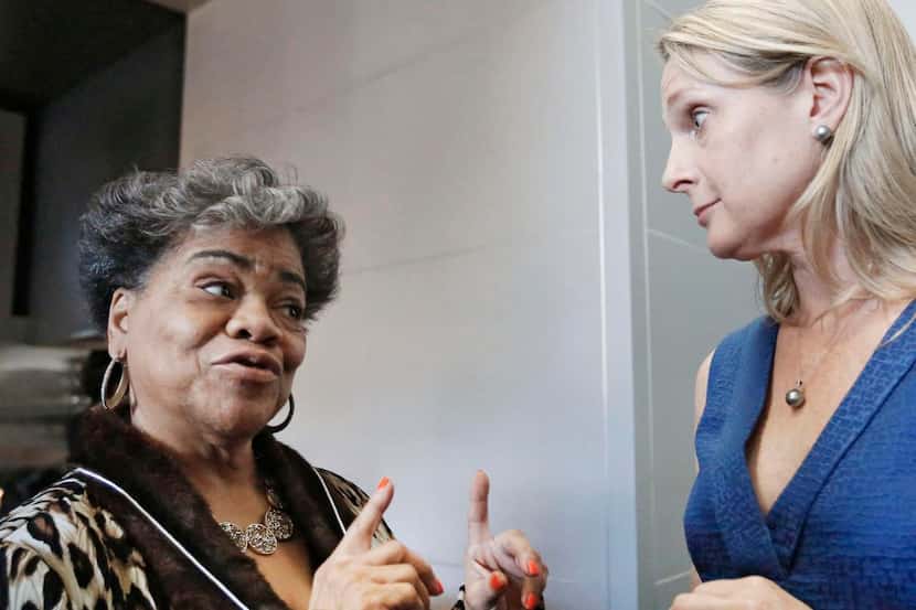 Texas exoneree Joyce Ann Brown  (left) spoke with Piper Kerman, author of  Orange Is the New...