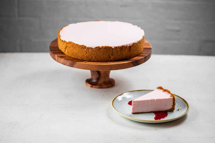 Sixty Vines offers a Rose  Cheesecake made with Vine Huggers Rose  and a Graham Cracker Crust.