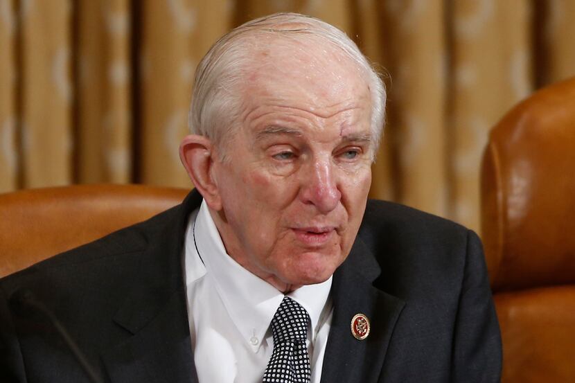 Rep. Sam Johnson, R-Texas, said he intended to highlight his outrage at President Barack...