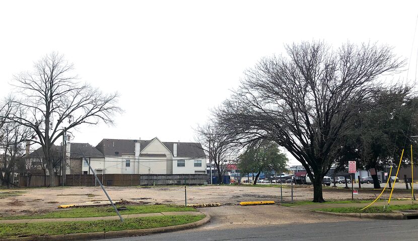 The apartment site is on Richmond Avenue around the corner from Greenville.