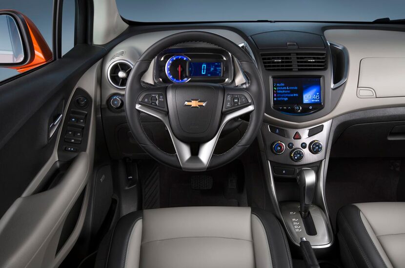 
Dressing up the inside of the 2015 Chevrolet Trax 2015 are six good-sized windows and...