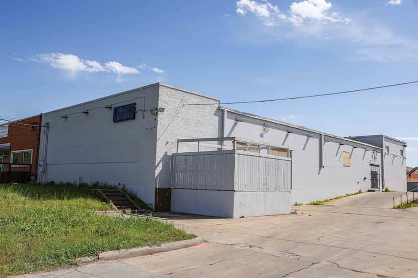 A property on Sovereign Row in northwest Dallas that used to be a strip club called Black...
