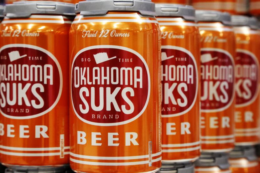 Oklahoma Suks, an American Amber Ale from Independence Brewing Co. on display for sale at...