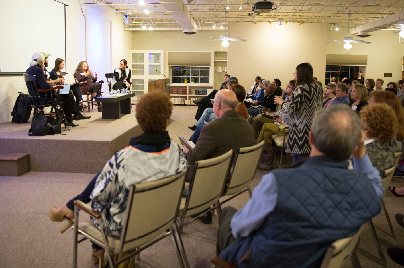 Dallas Festival of Ideas for the Cultural City Forum hosts a panel of community members to...