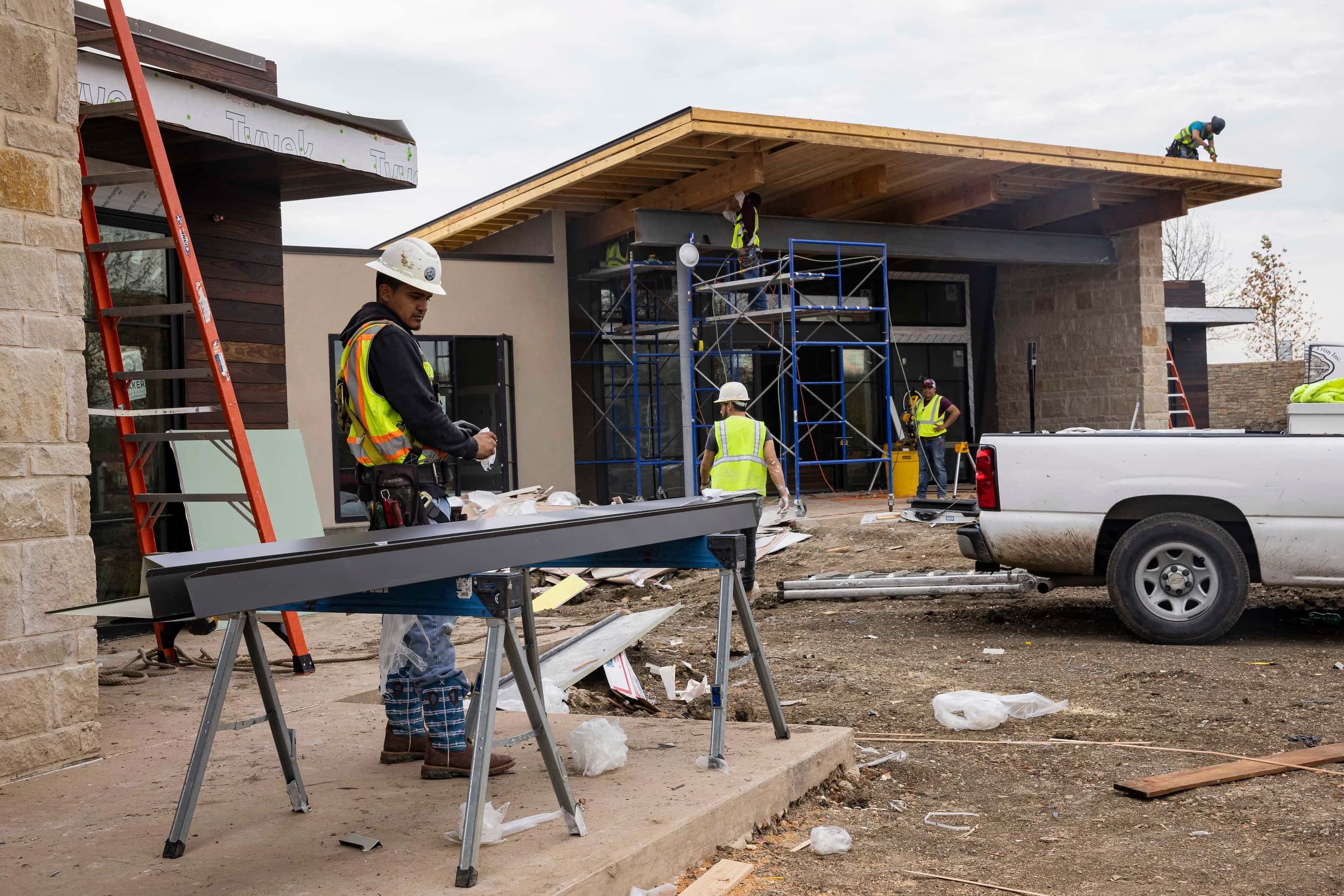 Ranch houses are being built at the resort.