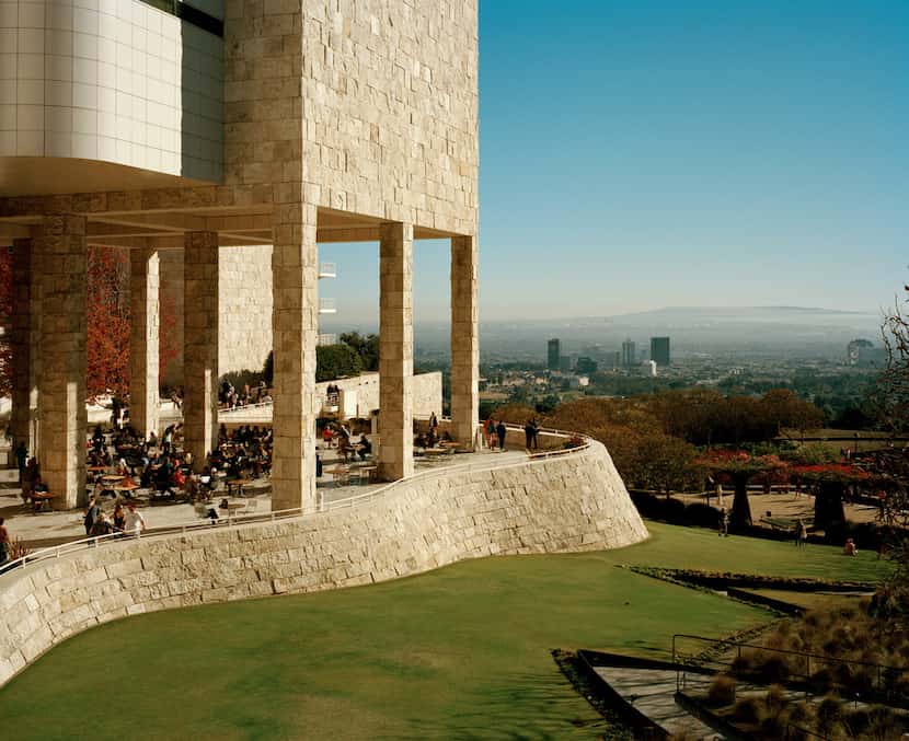 The Getty Center in Los Angeles, which was designed by Richard Meier